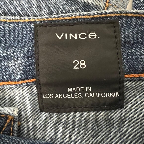 Vince Mens Straight Leg Jeans Calico Wash Distressed Faded DV270-2984 size 28 - Picture 9 of 13